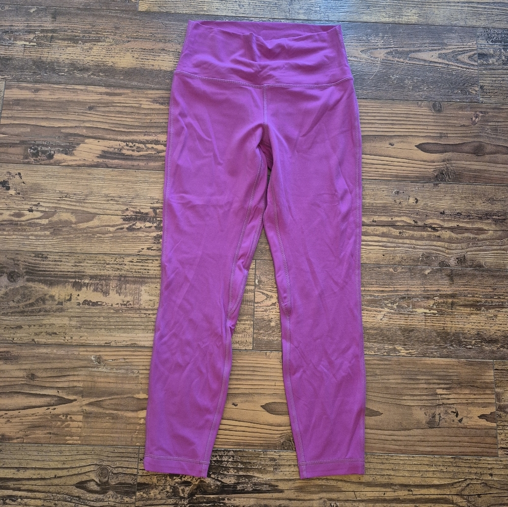 Lululemon Pink Magenta 25 Inch Leggings Size 8